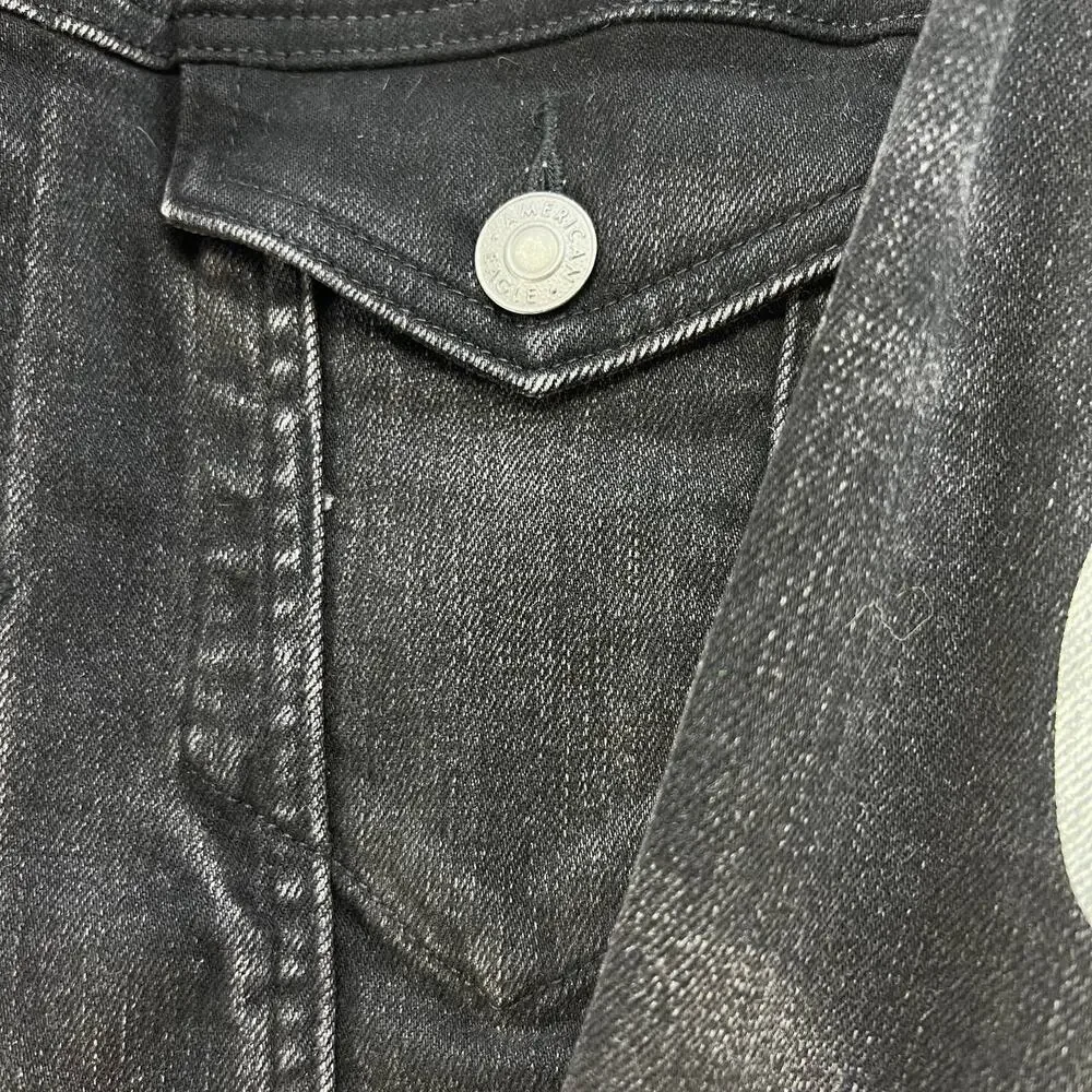 AE X Young Money Unisex Black Denim Jacket - Picture 6 of 15